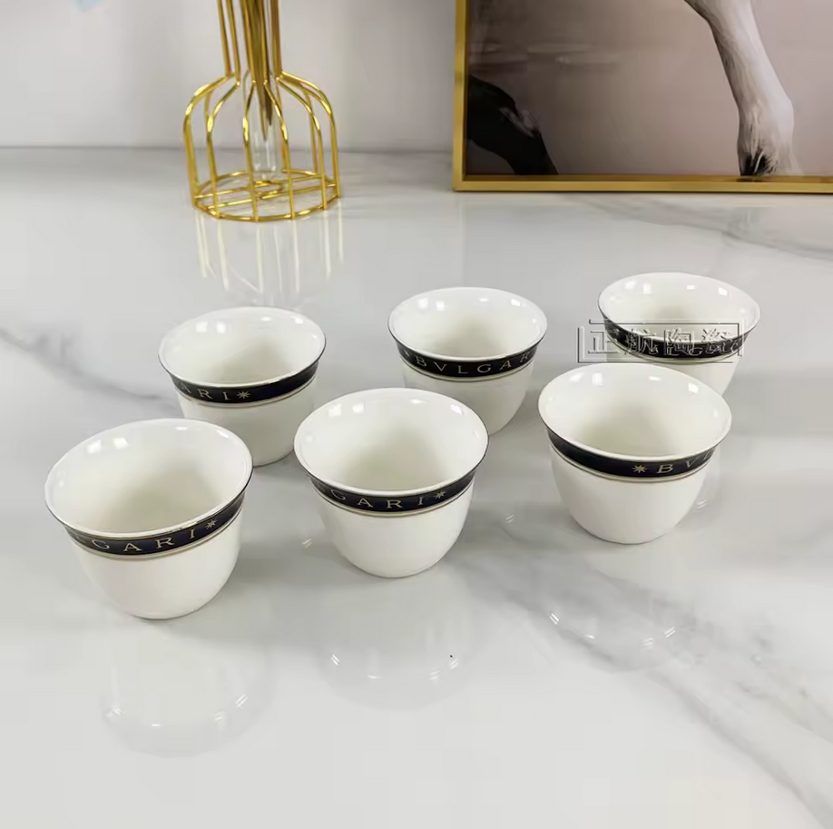 BVLGARI Arabic coffee set of six cups  - Image 2 of 2